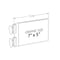 Azar Displays Two-Sided Acrylic Sign Holder W/ Suction Cup Grippers 7"W x 5"H, PK10 106682 - alternate 3